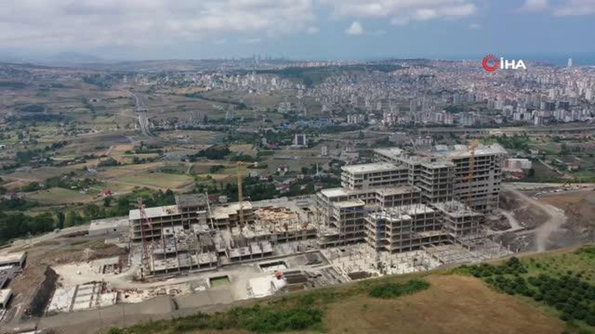 Samsun Şehir Hastanesi yükseliyor
