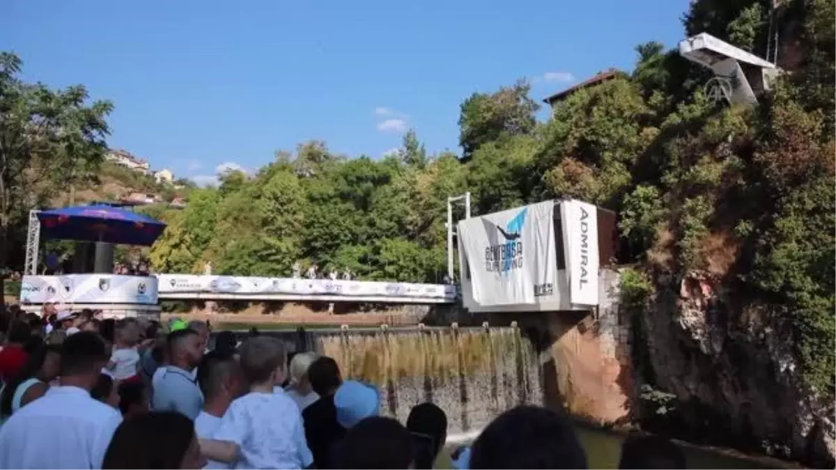 Saraybosna'da düzenlenen 'Bentbasa Uçurum Dalışları' yoğun ilgi gördü