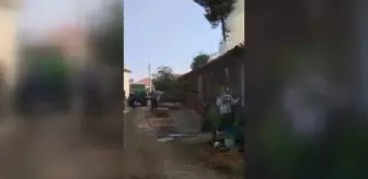 Antalya'da tek katlı evdeki yangını itfaiye ekipleri söndürdü