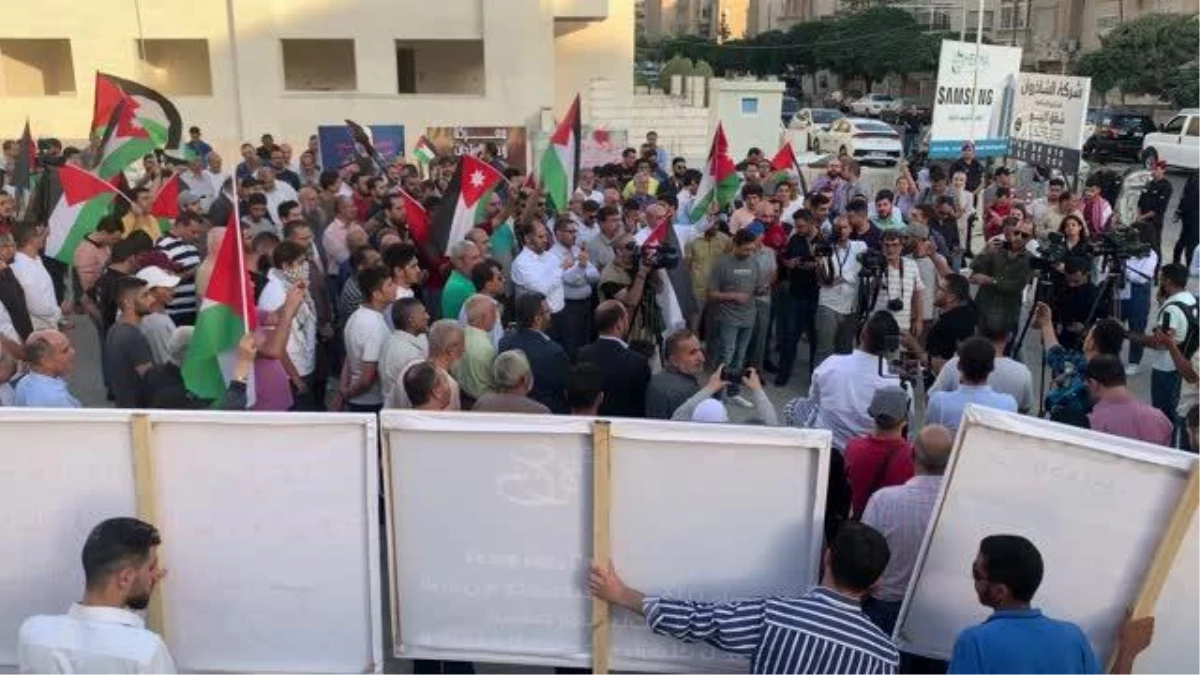 Ürdün\'de Gazze\'ye destek gösterisi