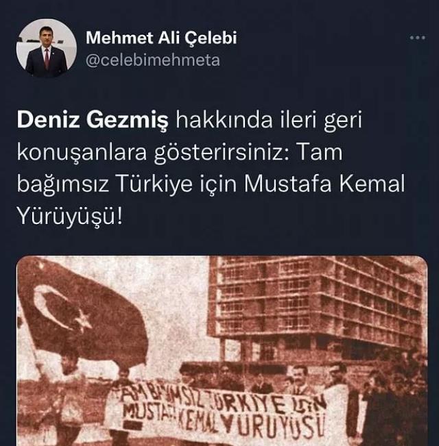 AK Parti'ye katılacağı iddia edilen Mehmet Ali Çelebi, bazı geçmiş paylaşımlarını hemen sildi AK Parti'ye katılacağı iddia edilen Mehmet Ali Çelebi, bazı geçmiş paylaşımlarını hemen sildi