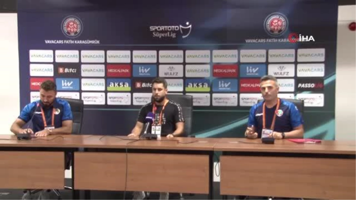 Fatih Karagümrük-Alanyaspor maçının ardından