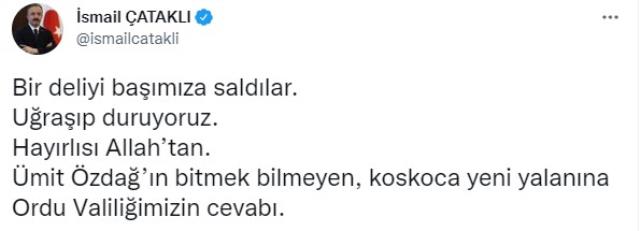 İçişleri Bakan Yardımcısı Çataklı'nın sözleri, Ümit Özdağ'ı küplere bindirecek: Bir deliyi başımıza sardılar