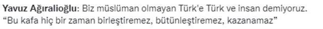 İYİ Partili Yavuz Ağıralioğlu'ndan skandal sözler: Müslüman olmayan Türk'e neden insan diyelim?