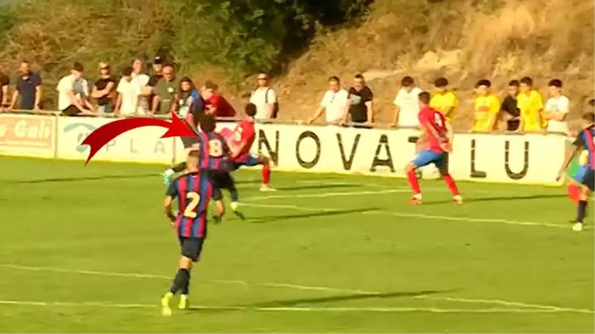 Barcelona B forması giyen Emre Demir performansıyla yıldızlaştı