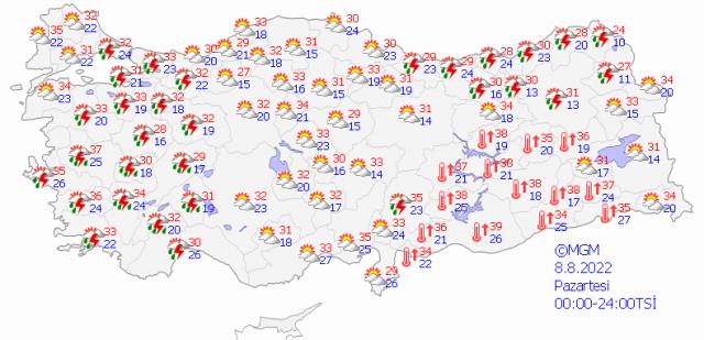 Meteoroloji'den 10 ile sarı kodlu uyarı: Sel ve su baskınları olabilir Meteoroloji'den 10 ile sarı kodlu uyarı: Sel ve su baskınları olabilir
