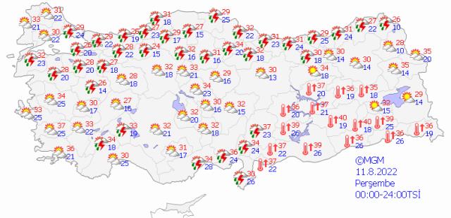 Meteoroloji'den 10 ile sarı kodlu uyarı: Sel ve su baskınları olabilir Meteoroloji'den 10 ile sarı kodlu uyarı: Sel ve su baskınları olabilir