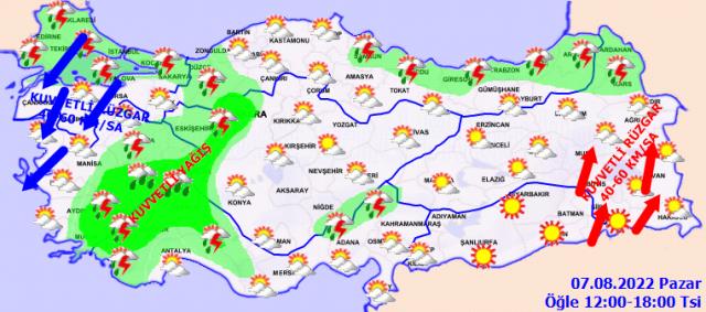Meteoroloji'den 10 ile sarı kodlu uyarı: Sel ve su baskınları olabilir Meteoroloji'den 10 ile sarı kodlu uyarı: Sel ve su baskınları olabilir