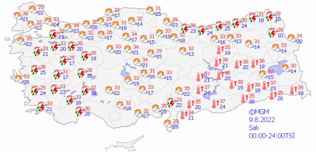 Meteoroloji'den 10 ile sarı kodlu uyarı: Sel ve su baskınları olabilir Meteoroloji'den 10 ile sarı kodlu uyarı: Sel ve su baskınları olabilir