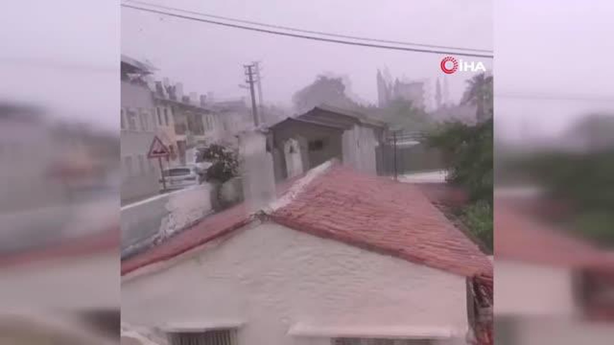 Muğla\'da fırtına ve sağanak hayatı olumsuz etkiledi