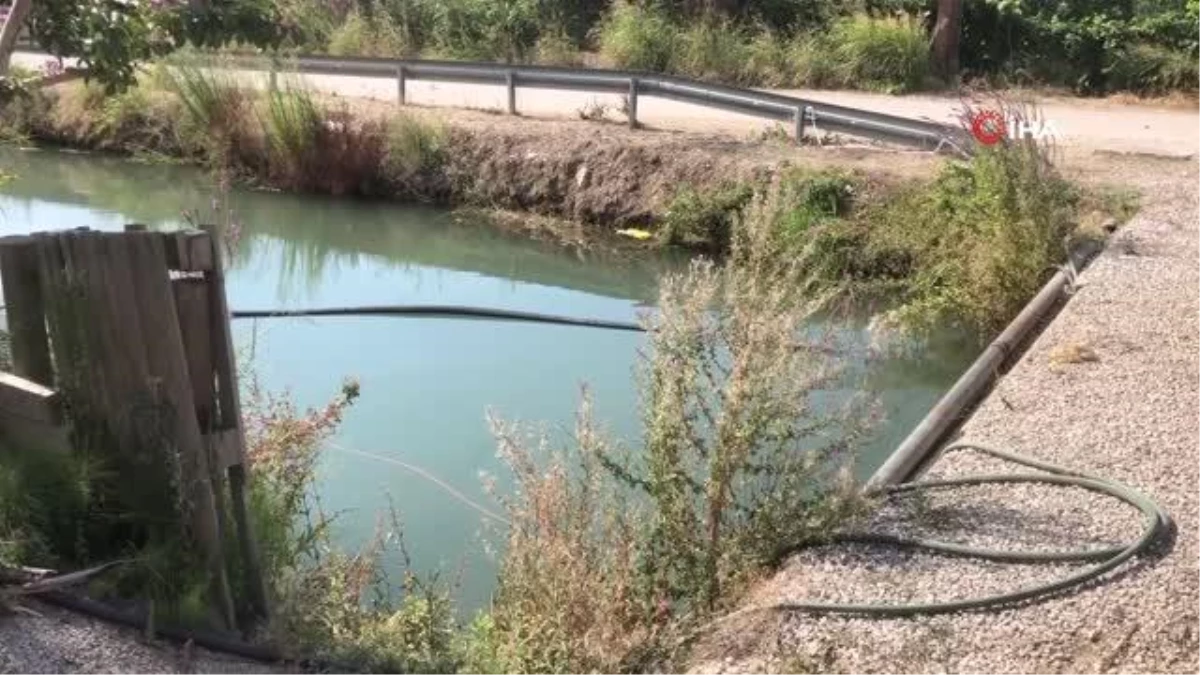 Sulama kanalına düşen genç boğularak hayatını kaybetti