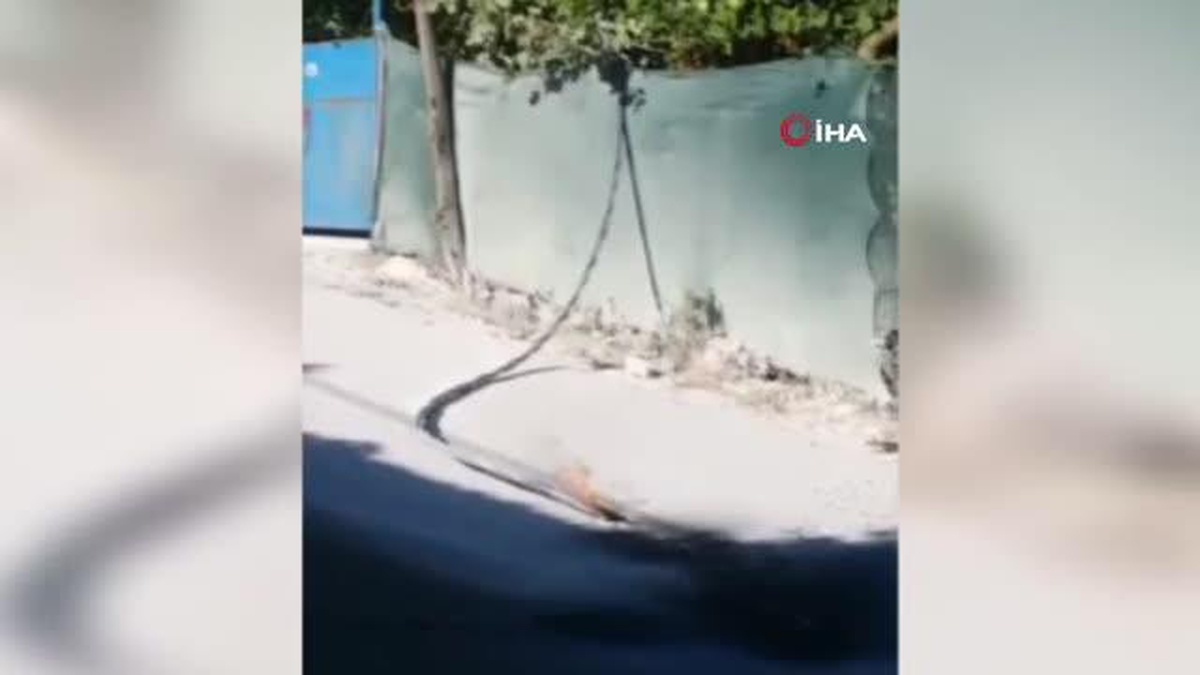 Sultangazi\'de patlayan elektrik kabloları paniğe neden oldu