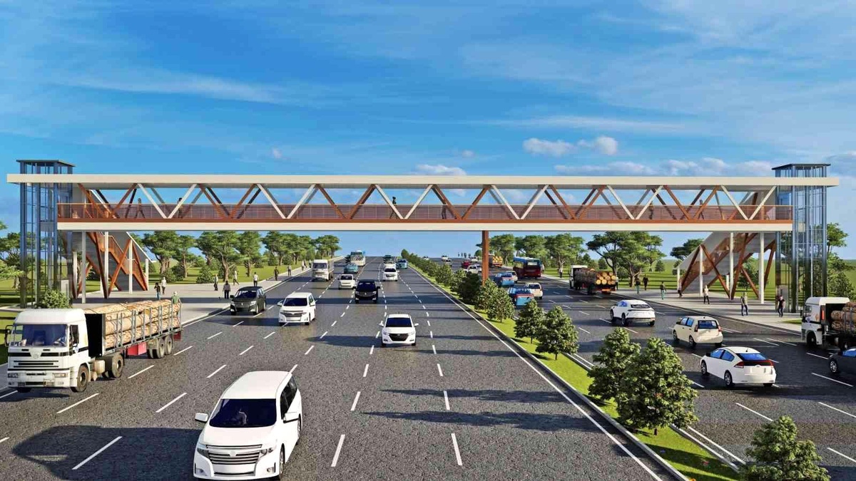 ABB\'den yeni ve modern yaya üst geçitleri