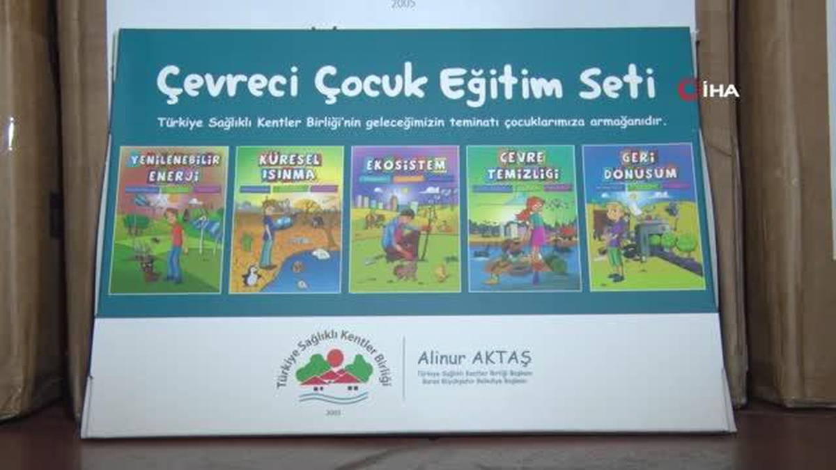 Başkan Aktaş\'tan 43 belediyeye çevreci çocuk eğitim seti
