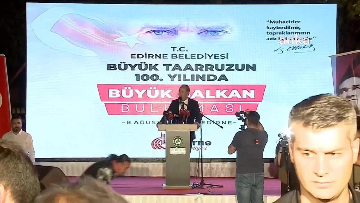 Edirne Belediye Başkanı Gürkan: "Adeta Yeni Bir Kurtuluş Savaşı\'ndayız…"