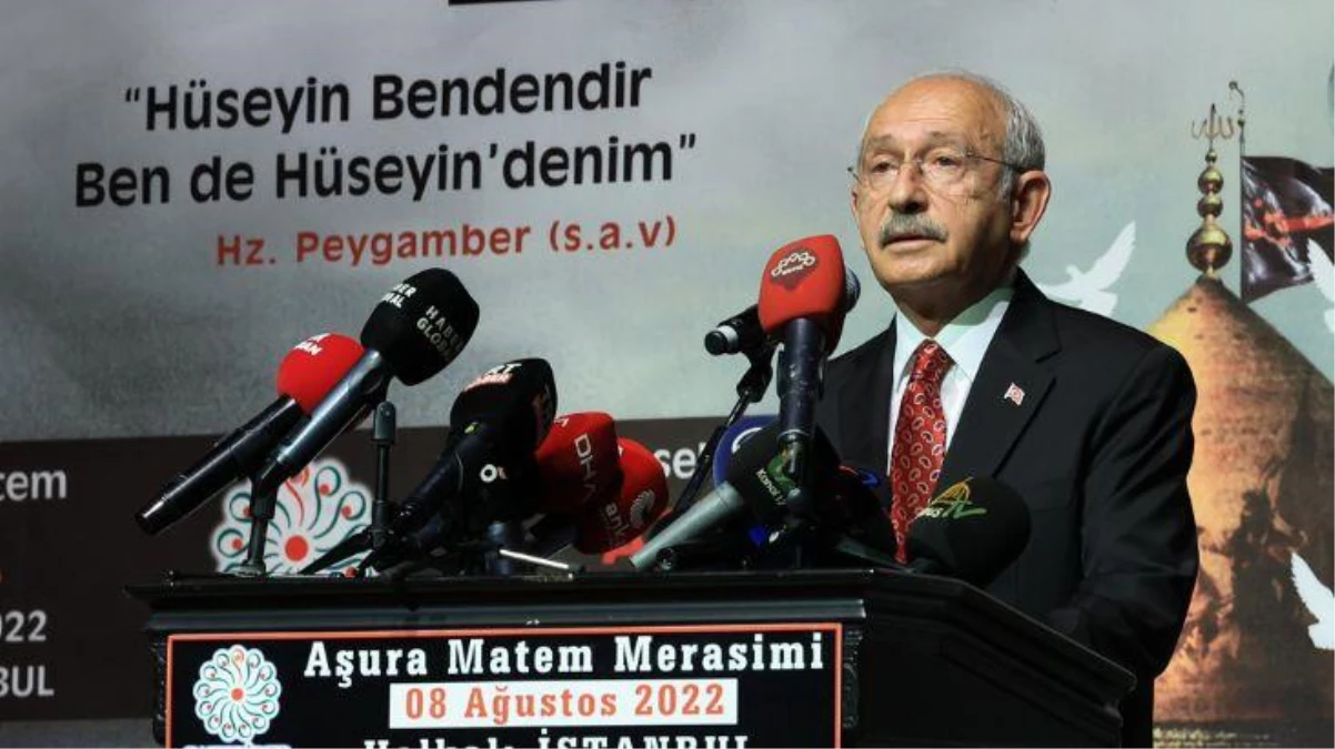 Kılıçdaroğlu Aşura Matem Merasimi\'nde: Hz. Hüseyin\'e ağlayanlardan olup Yezit gibi davrananlardan da değiliz