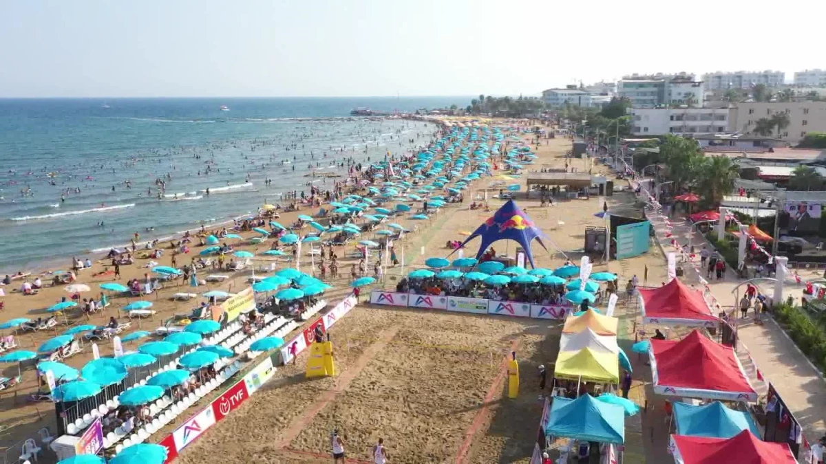 Kızkalesi\'nde Düzenlenen "Pro Beach Tour Plaj Voleybolu Mersin Etabı" Sona Erdi