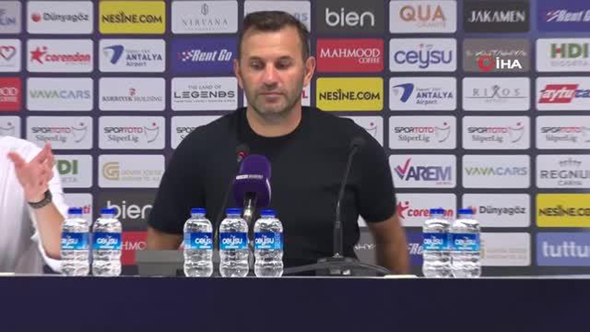 Antalyaspor-Galatasaray maçının ardından