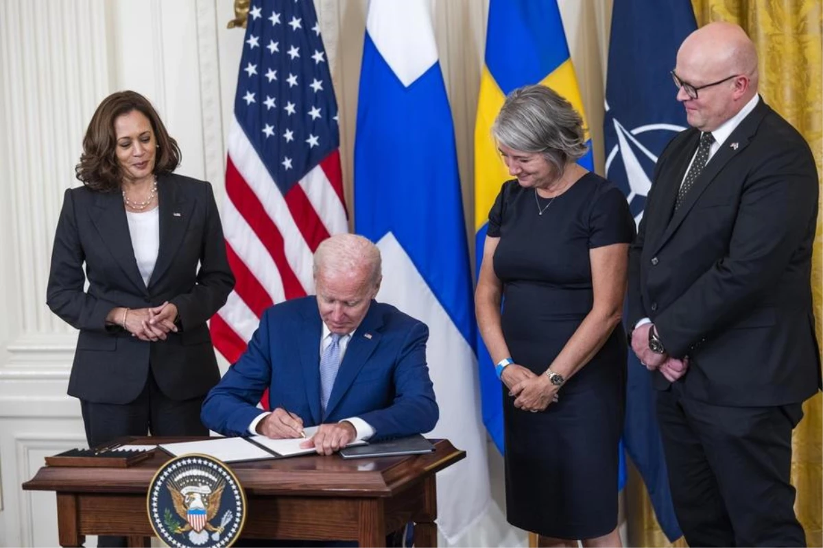 ABD Başkanı Biden\'dan Finlandiya ve İsveç\'in NATO\'ya katılımına resmi onay