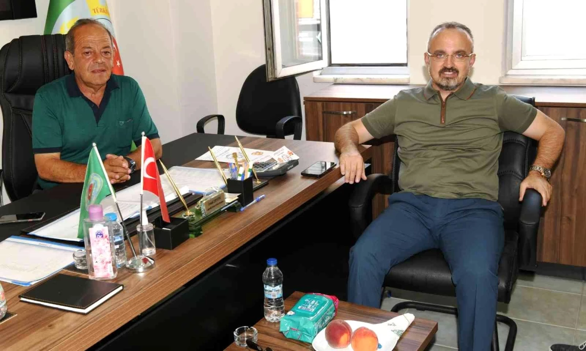AK Parti Grup Başkanvekili Turan, Lapseki Ziraat Odasını ziyaret etti Açıklaması