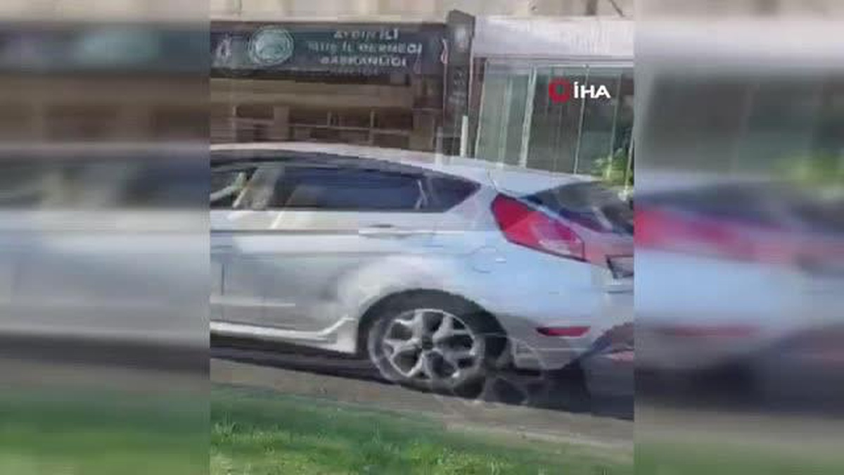 Aydın\'da bir kişinin ağır yaralandığı kazanın görüntüleri ortaya çıktı