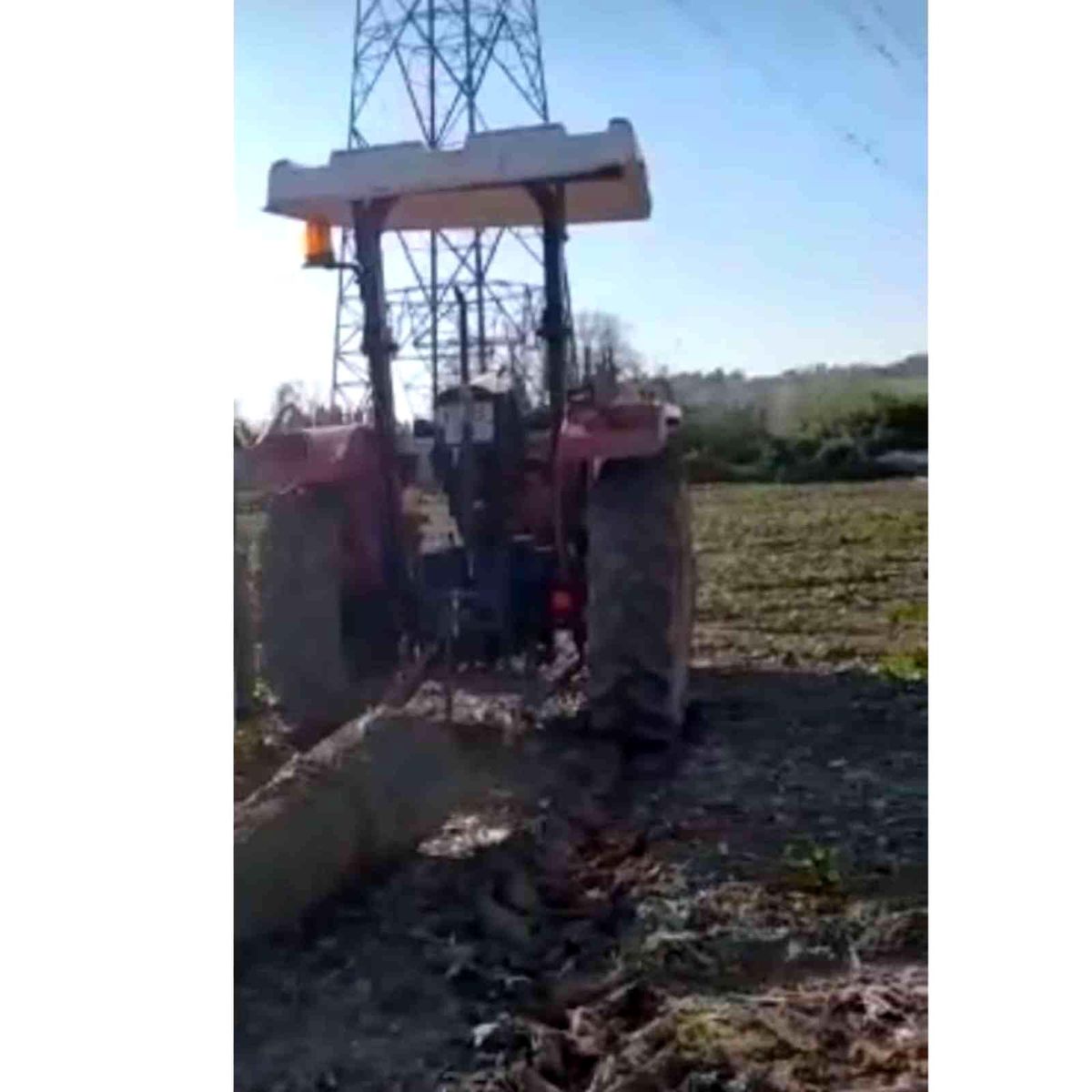Hasat zamanı çiftçinin traktörünü çaldılar