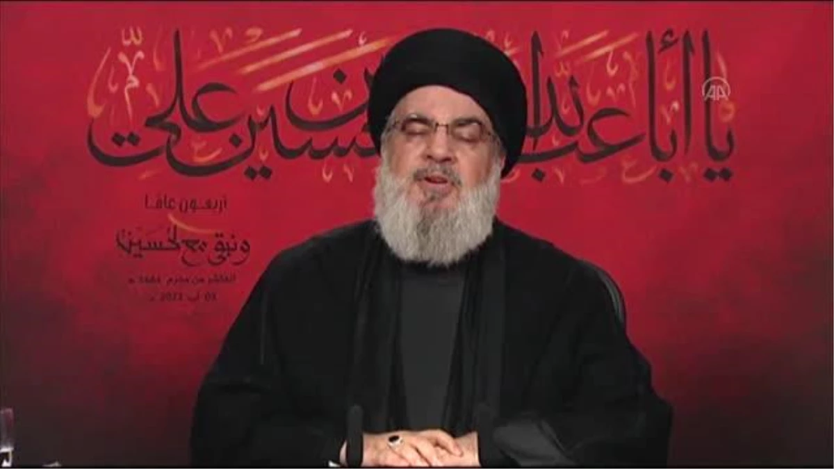 Hizbullah lideri Nasrallah, tartışmalı deniz sınırı için İsrail\'in yanıtını beklediklerini söyledi