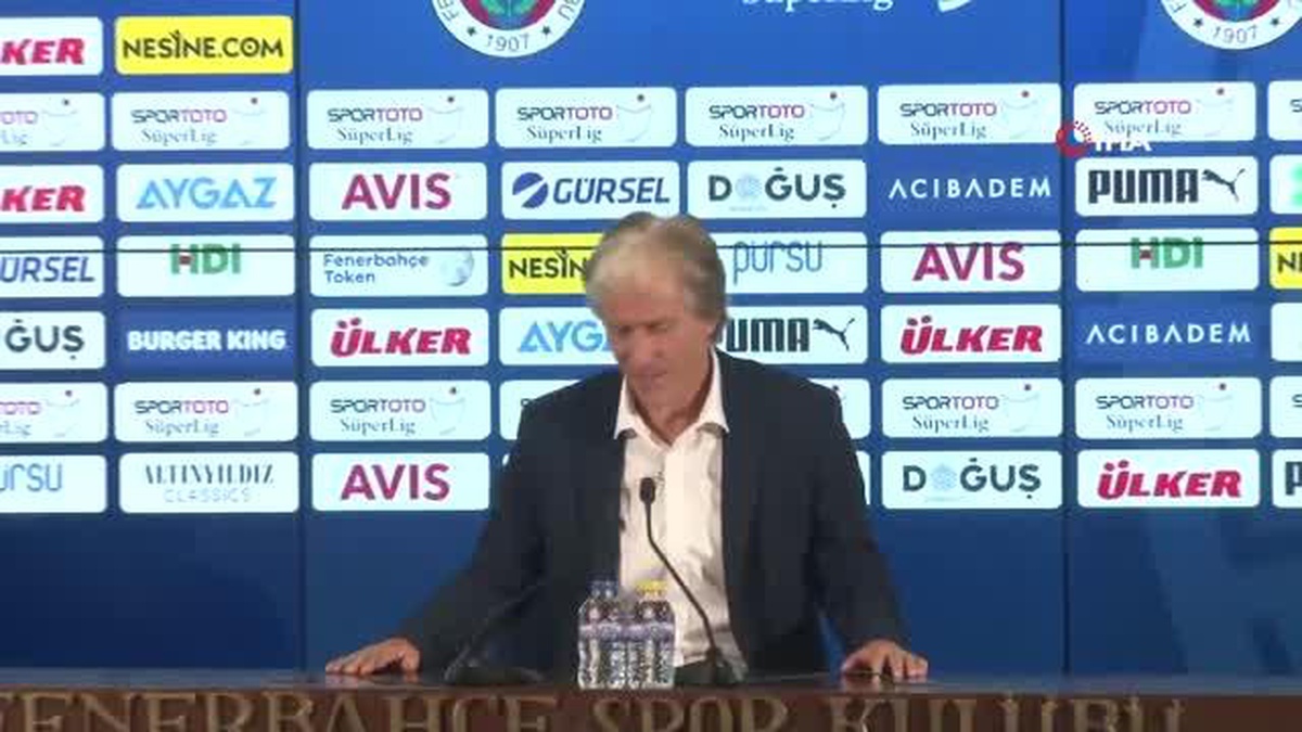 Jorge Jesus: "Henüz ligin başındayız, çok fazla maç var"