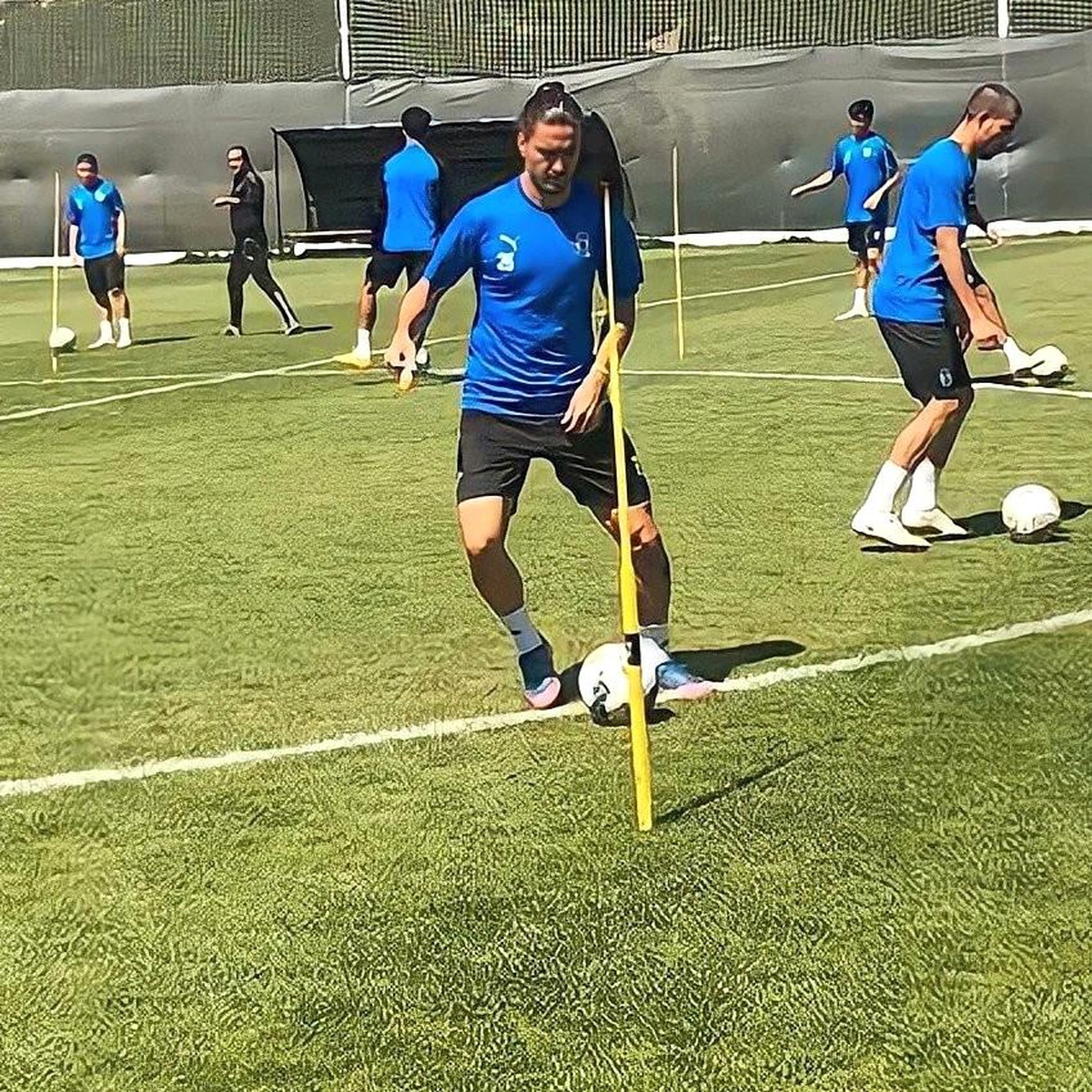 Kayseri\'de kampa giren Afyonspor ilk antrenmanına çıktı