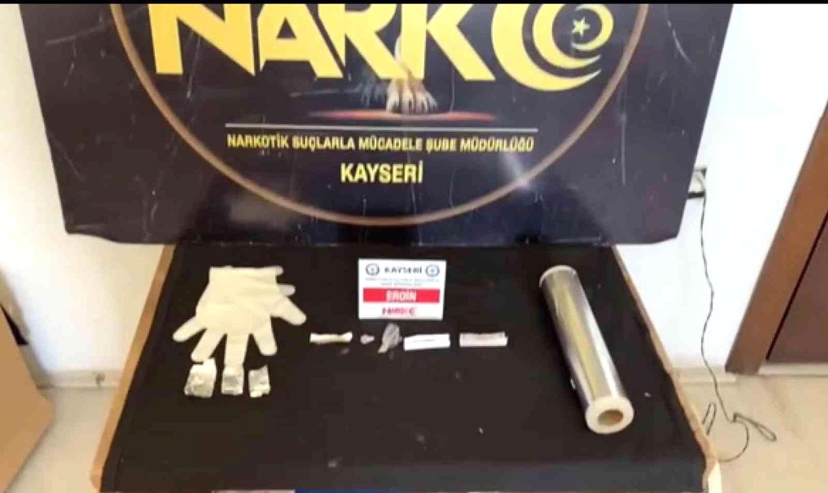 Kayseri\'de uyuşturucu operasyonu