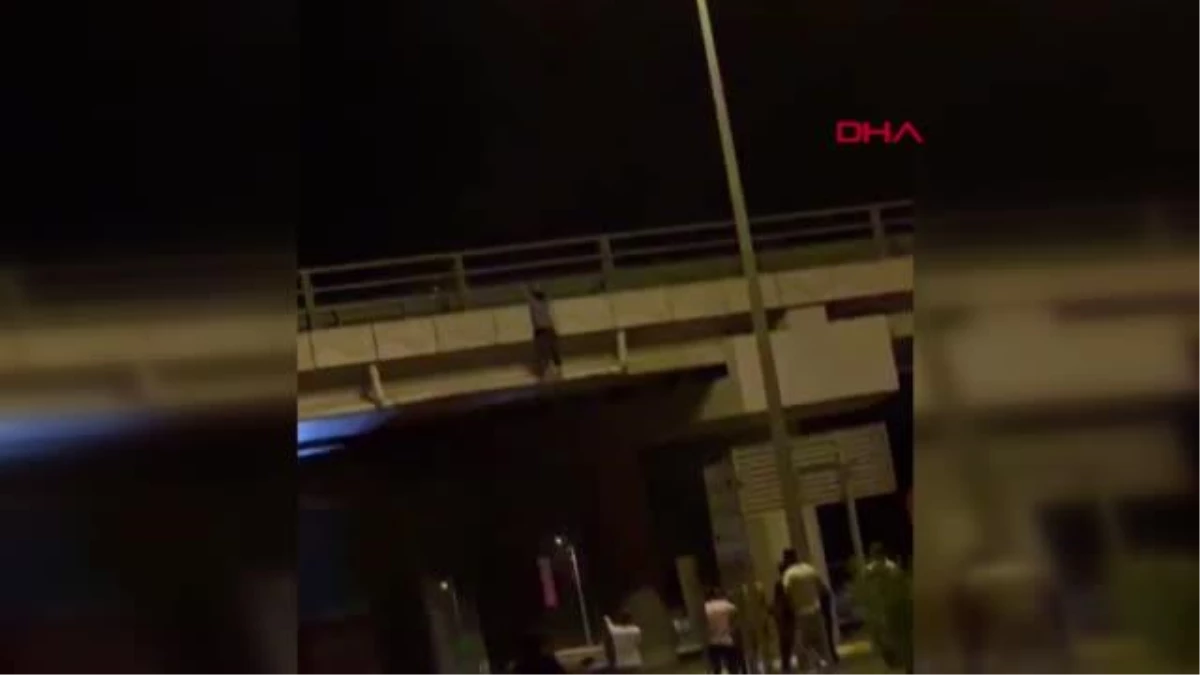 Köprüden atlayan kadın ağır yaralandı