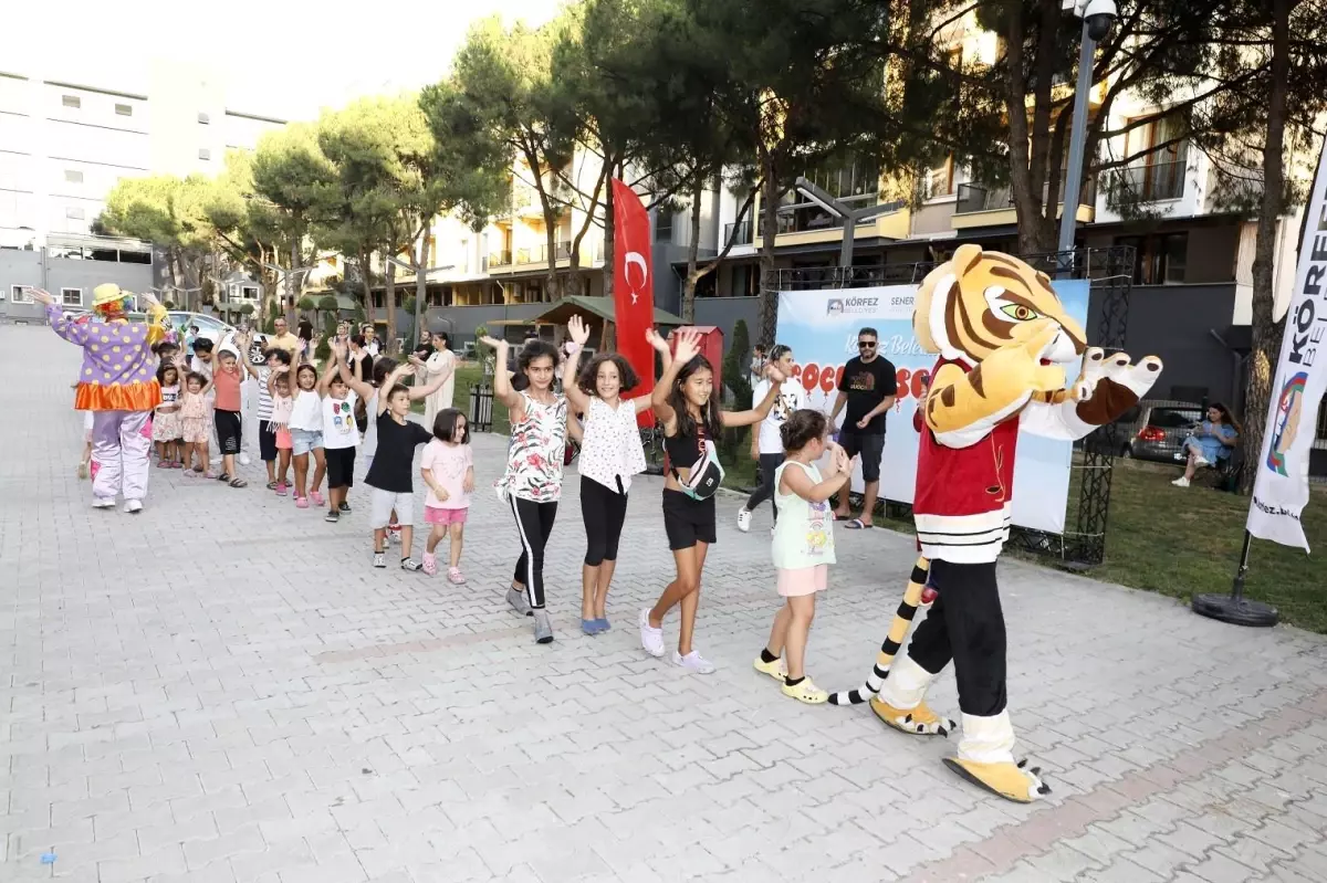 Körfez\'de çocuklar şenliklerle eğleniyor