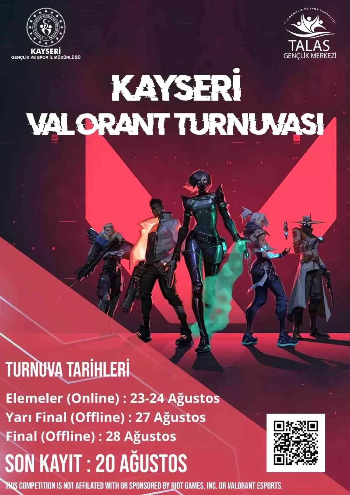 Valorant Turnuvası kayıtları başladı