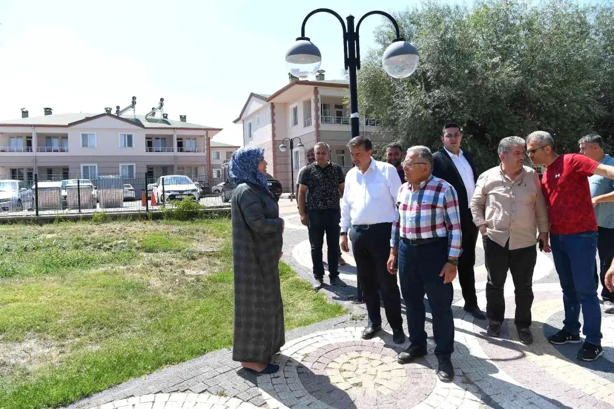 Başkan Büyükkılıç, şifalı su merkezi olan İçmeceleri inceledi