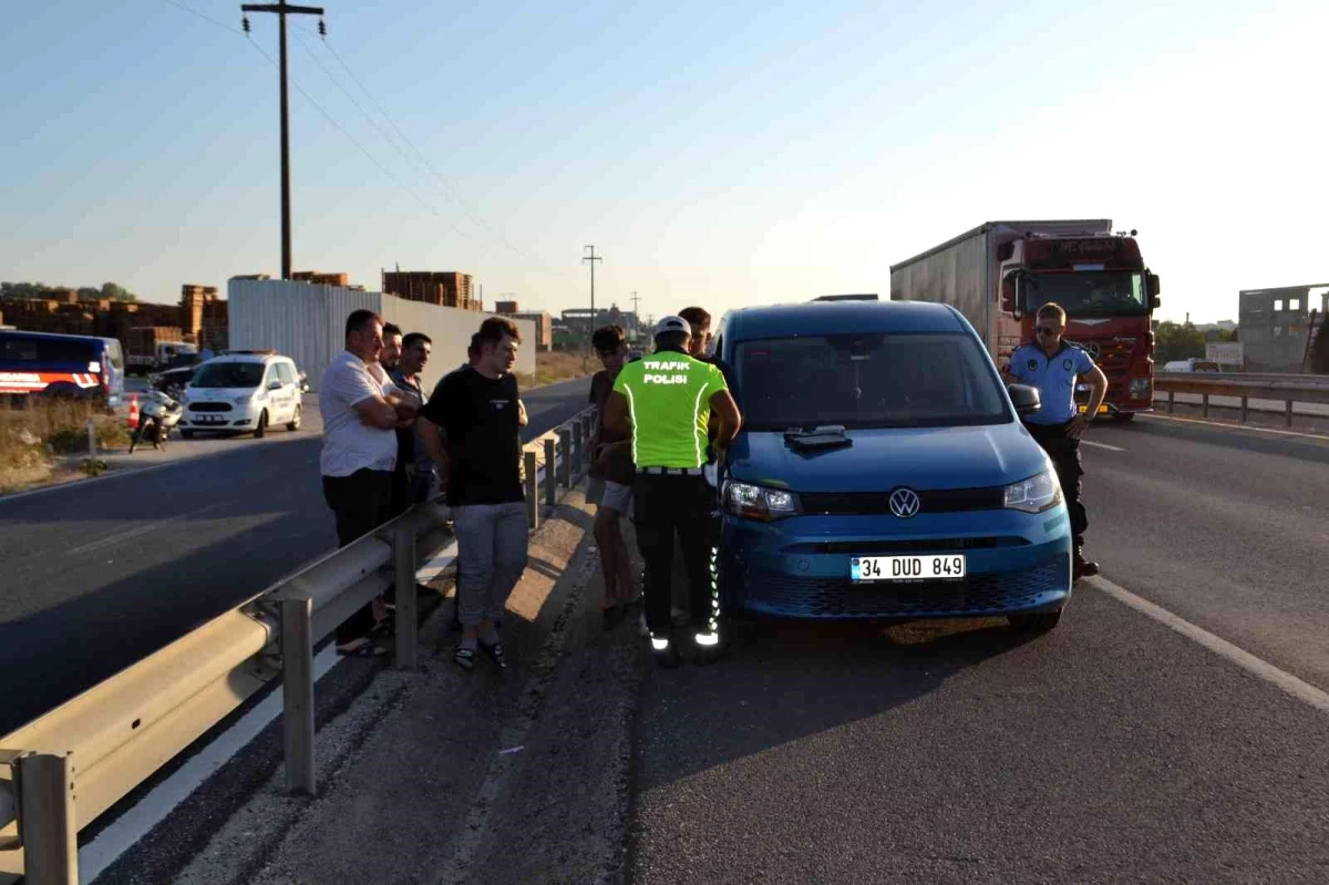 Çerkezköy\'de trafik kazası: 2 yaralı