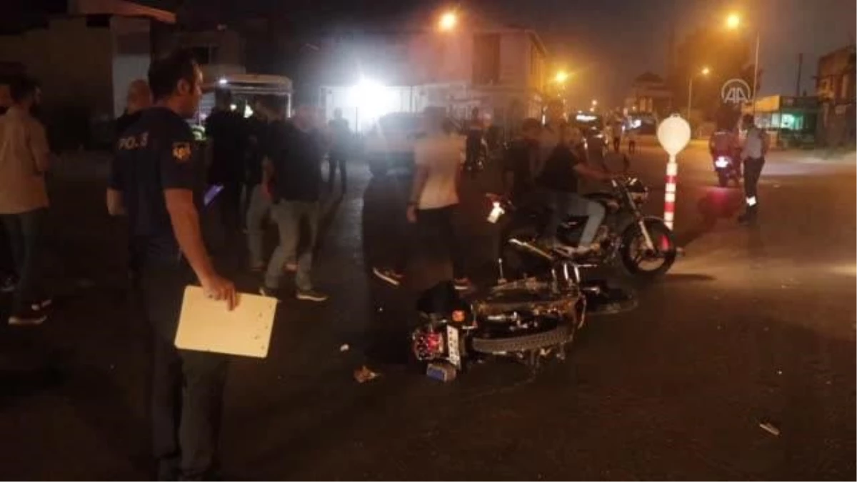 Adana\'da cipe çarpan motosikletin sürücüsü yaşamını yitirdi