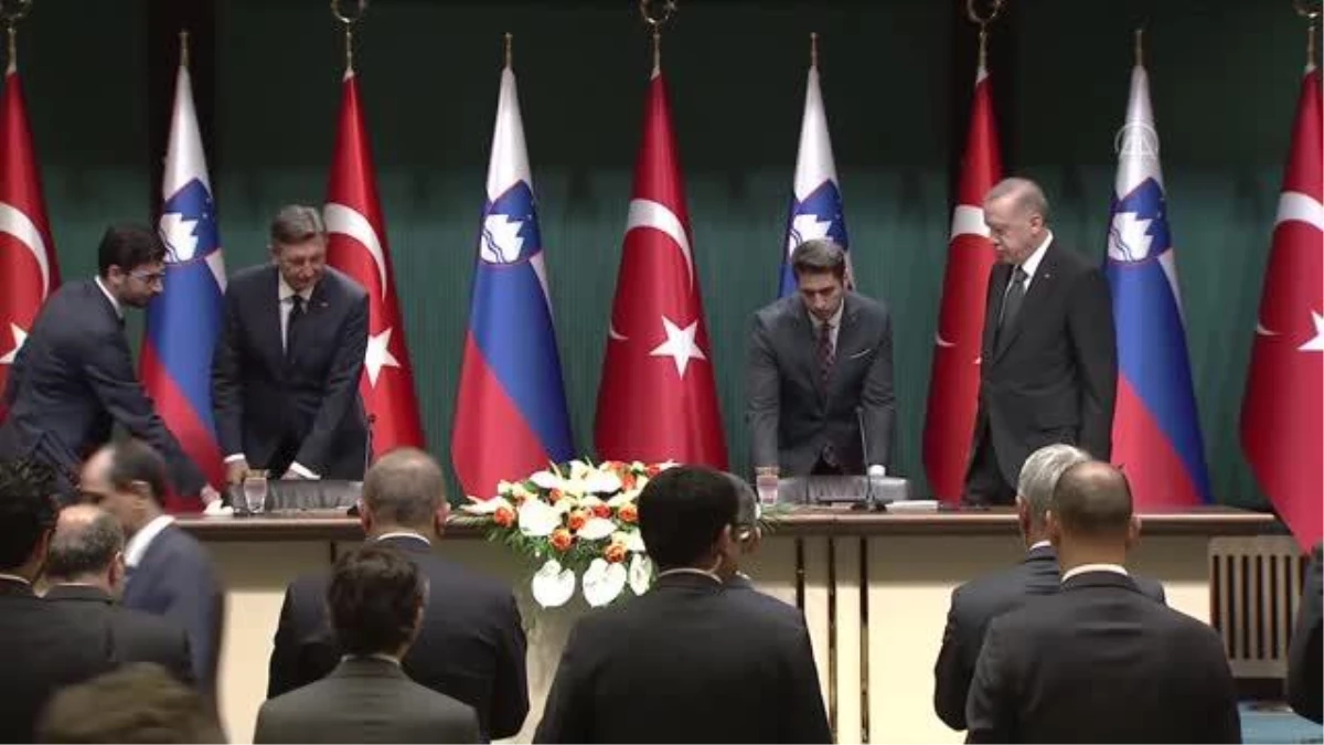 Cumhurbaşkanı Erdoğan: "(Slovenya ile) Dostluk ve stratejik ortaklık temelindeki dayanışmamızın, Türkiye\'nin AB\'ye katılım süreci dahil her alanda...