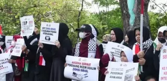 Endonezya'da, İsrail'in Gazze'ye yönelik saldırıları protesto edildi