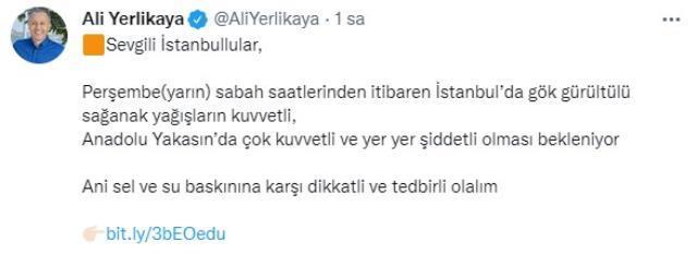 İstanbul'da yağmur alarmı! Sabah saatlerinde başlayacak, 5 ilçede oturanlar risk altında İstanbul'da yağmur alarmı! Sabah saatlerinde başlayacak, 5 ilçede oturanlar risk altında