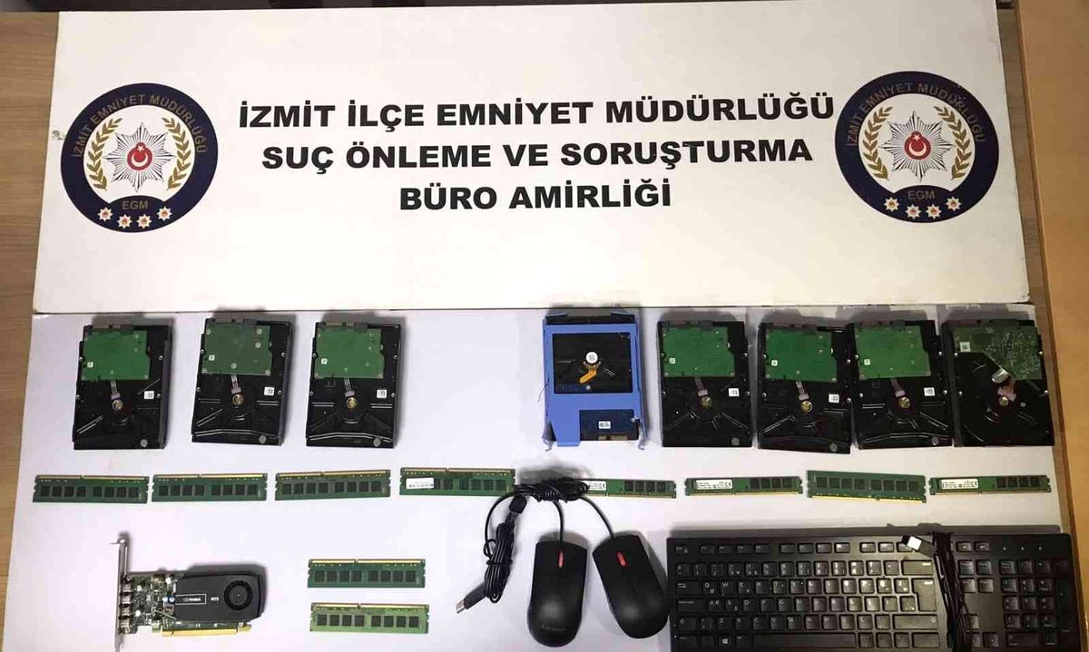 İşyerinden hırsızlık yapan 6 şahıs yakalandı