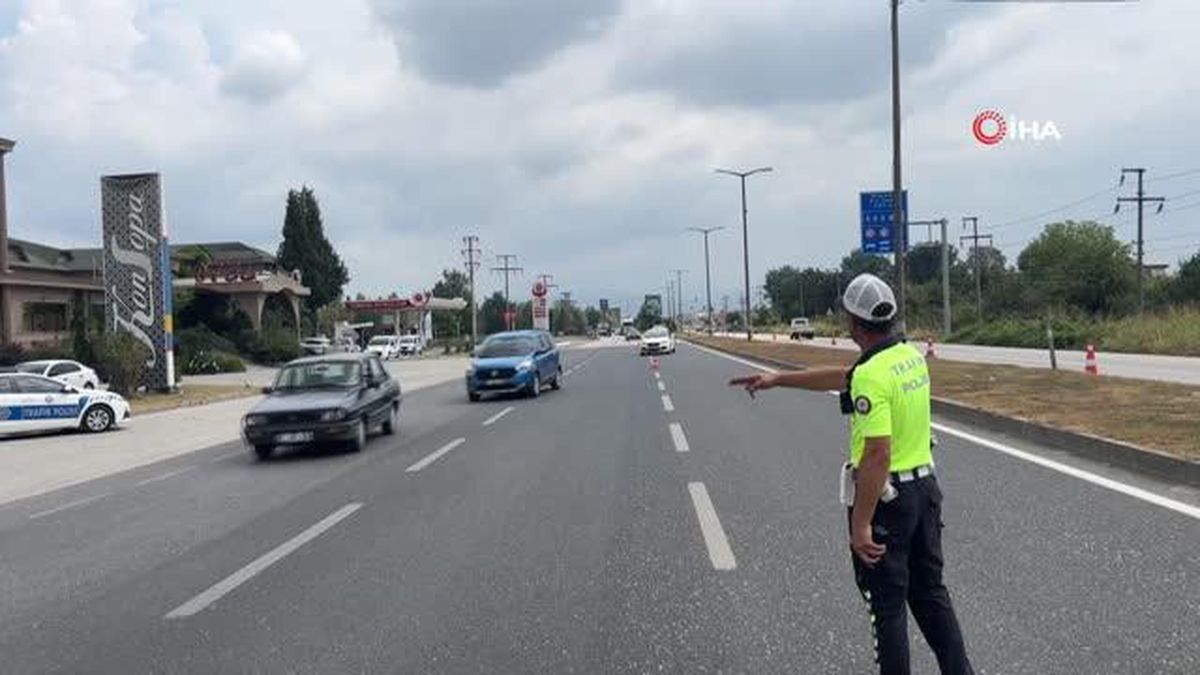 Kamyon ve çekicilere yönelik trafik denetimi