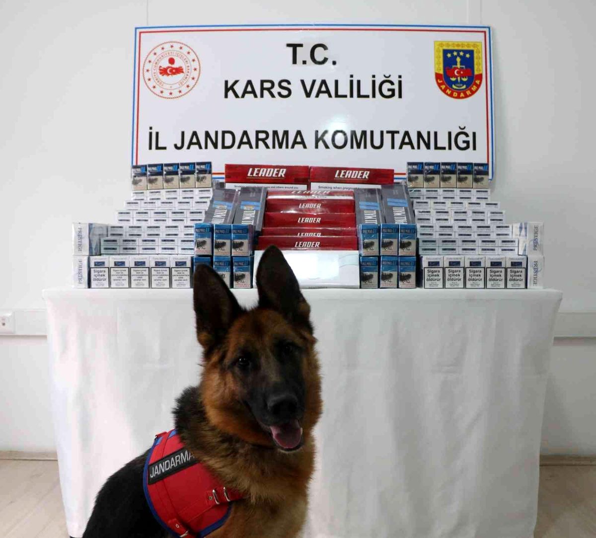 Kars\'ta kaçak sigara ele geçirildi