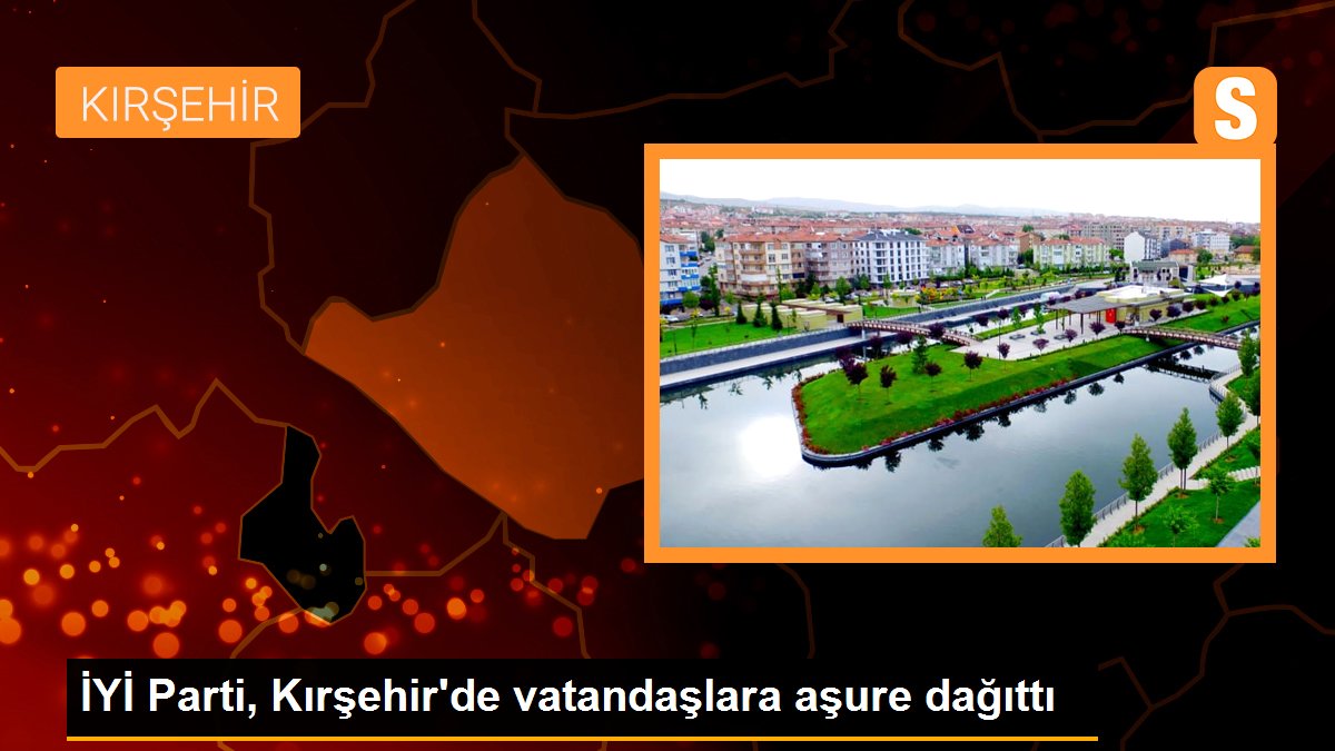 İYİ Parti, Kırşehir\'de vatandaşlara aşure dağıttı