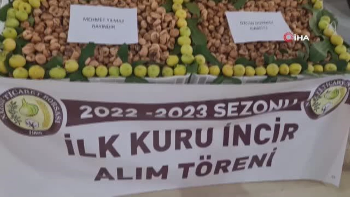 Nazilli\'de sezonun ilk kuru inciri kilosu 400 TL\'den satıldı
