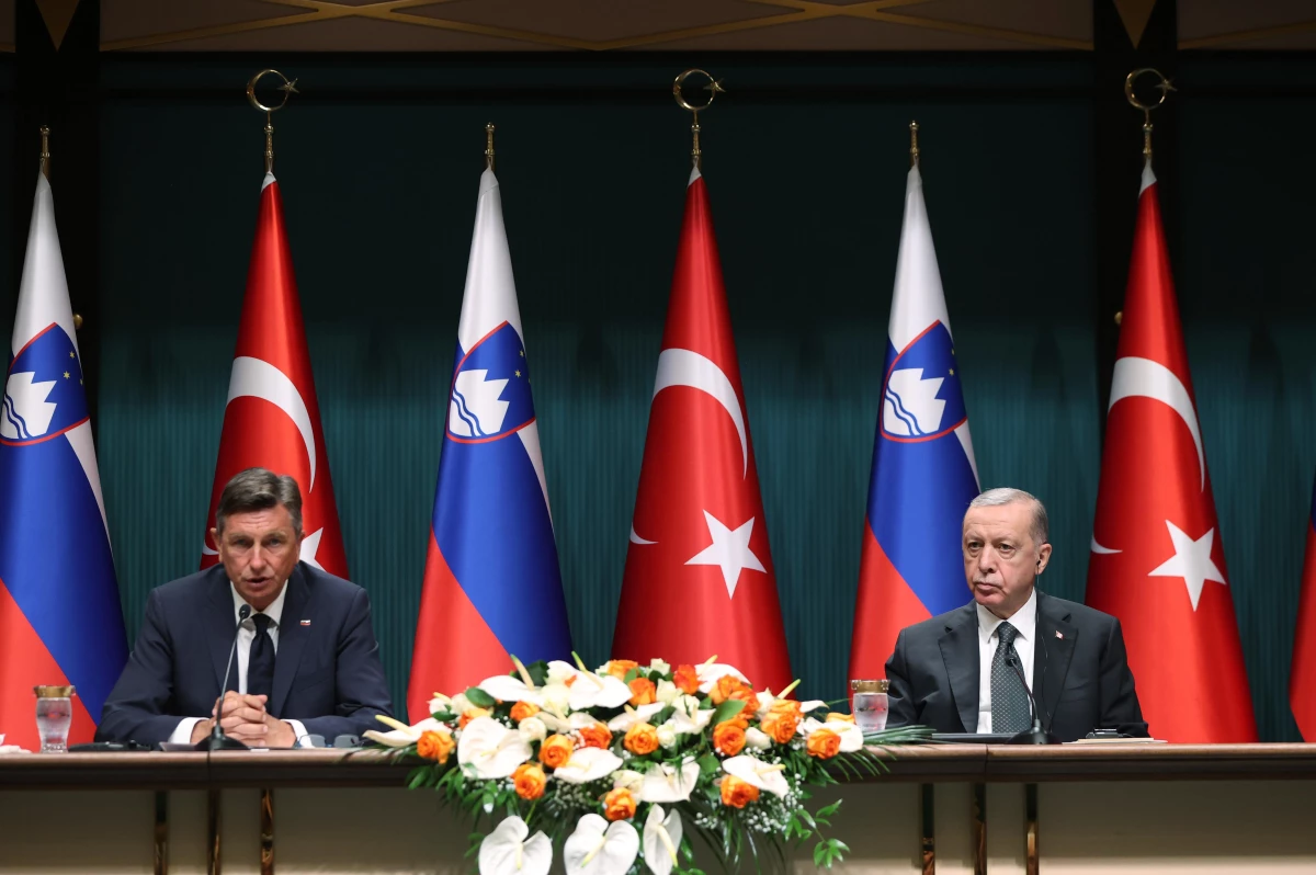 Slovenya Cumhurbaşkanı Pahor, Cumhurbaşkanı Erdoğan ile ortak basın toplantısında konuştu Açıklaması