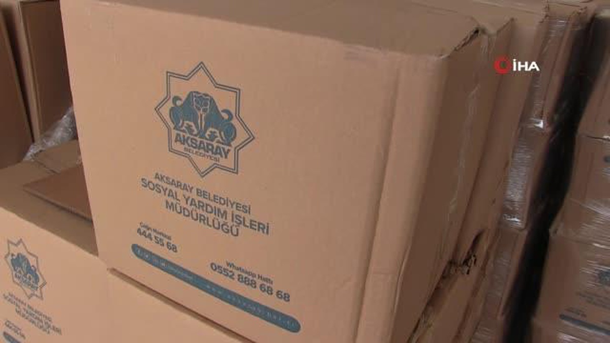 Aksaray Belediyesi tarlada üretti, ihtiyaç sahiplerine ulaşacak