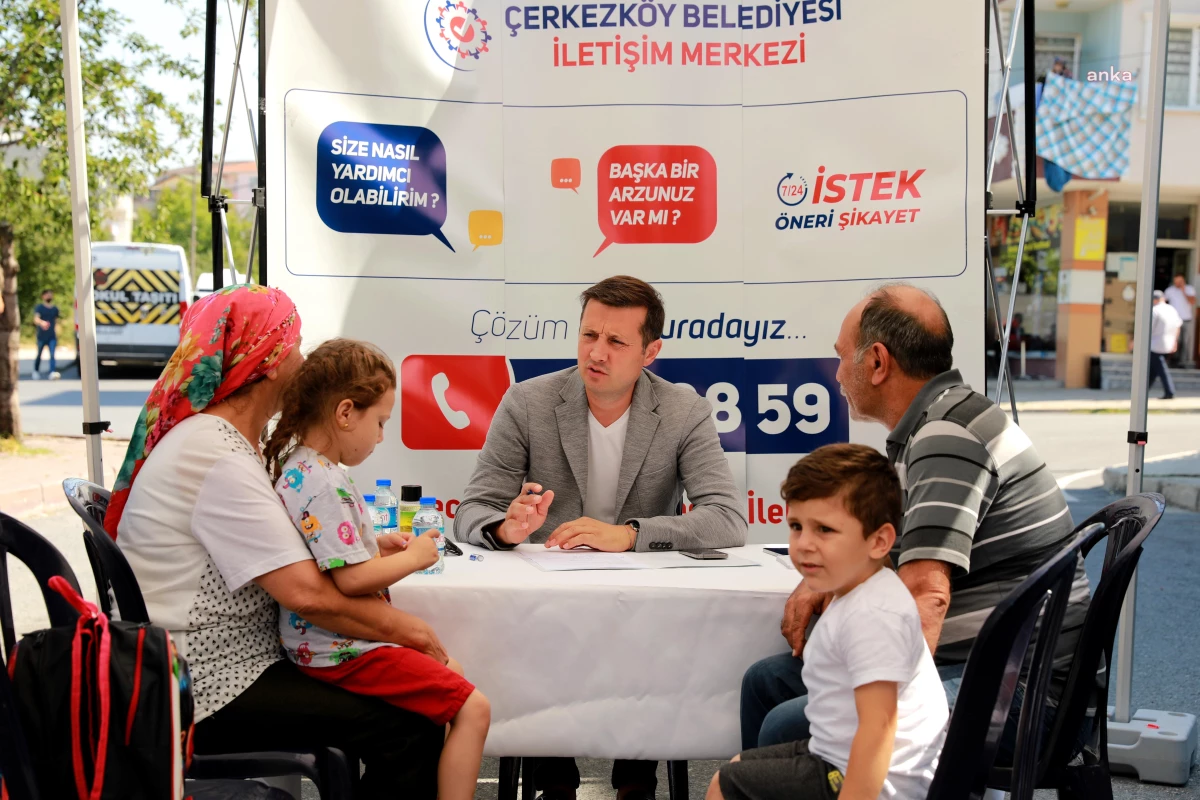 Tekirdağ yerel haberi | Çerkezköy Belediyesi\'nin Halk Günü Buluşmaları Sürüyor