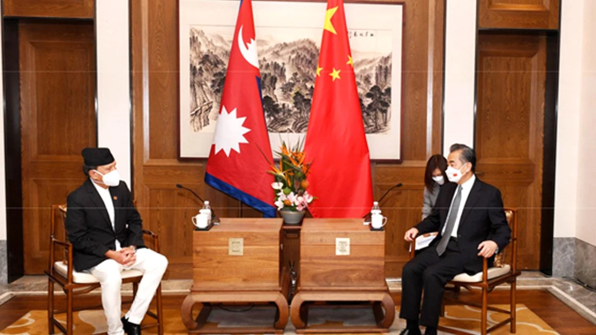 Çin Dışişleri Bakanı, Nepalli Mevkidaşı ile Görüştü