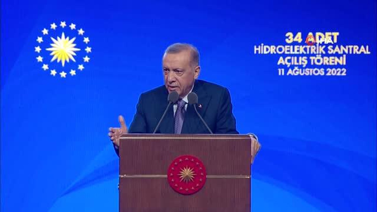 Cumhurbaşkanı Erdoğan," Doğal gazı çıkardığımız andan itibaren tüm bölgede havanın nasıl değiştiğini göreceksiniz."