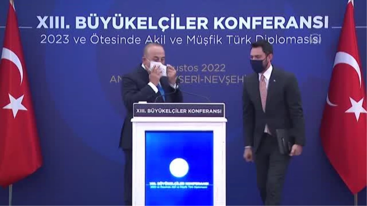 Dışişleri Bakanı Çavuşoğlu, 13. Büyükelçiler Konferansının kapanışında konuştu: (1)